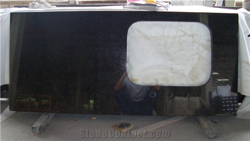 Black Galaxy Granite Slabs