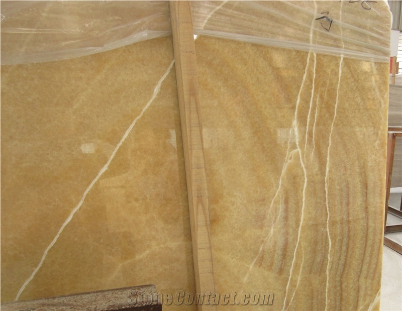China Honey Onyx Tiles & Slabs, China Yellow Onyx