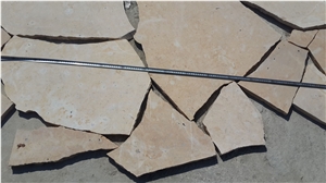 China Yellow Limestone Flagstone