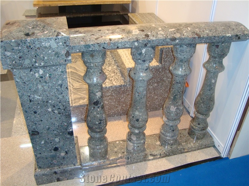 China Yellow Marble Balustrade & Railing