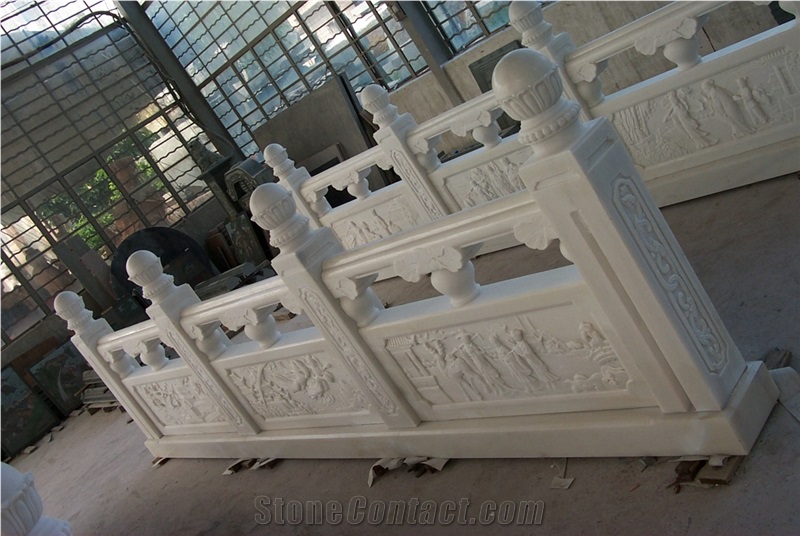 China Yellow Marble Balustrade & Railing