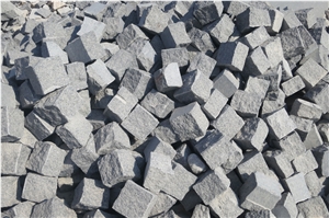 G654 Granite Pandang Dark,Dark Grey Cubes,Kerbstone and Paving Stone
