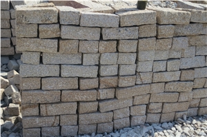 G682 Granite Misty Yellow Cubes,Kerbstone and Paving Stone G682 Granite Misty Yellow Cubes,Kerbstone and Paving Stone