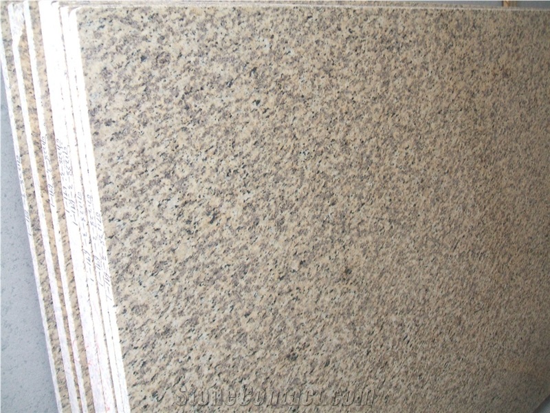 Tiger Skin Yellow Granite Tiles & Slabs, China Yellow Granite