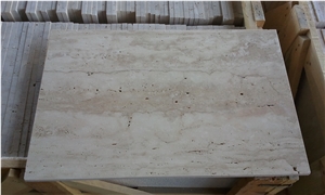 Classic Beige Travertine Veincut, Unfilled/Honed Tiles