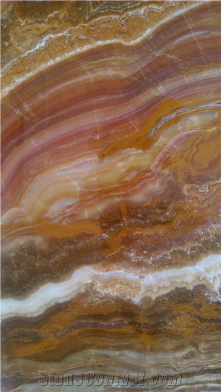 Tigerd Red Onyx Slabs & Tiles