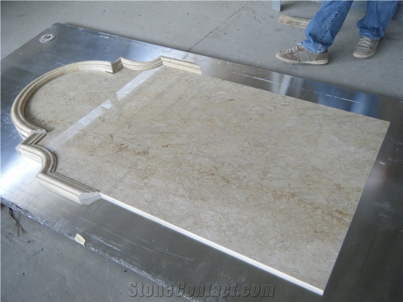 Perlato Svevo Beige Marble Window Sills,Door Frame Thresholds,Window Surround Villa Building Material