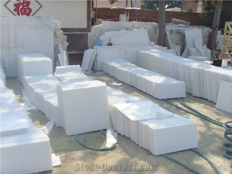 Pure White, Absolute White, Snow White Marble Slabs&Tiles
