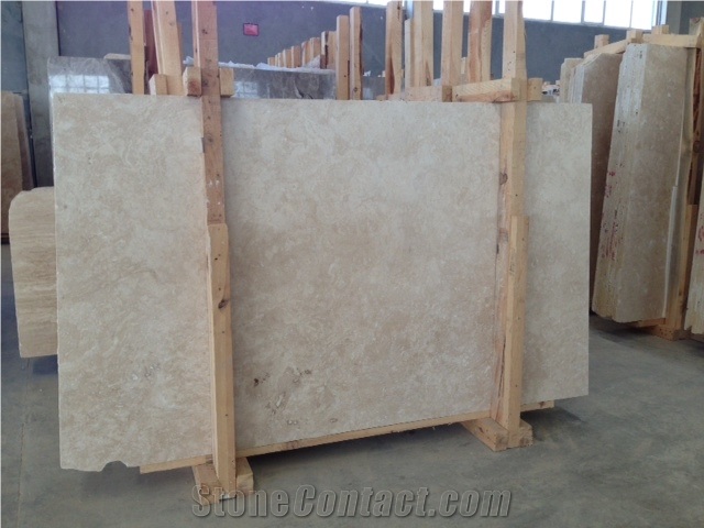 Light Travertine - Crosscut // Slabx20 mm