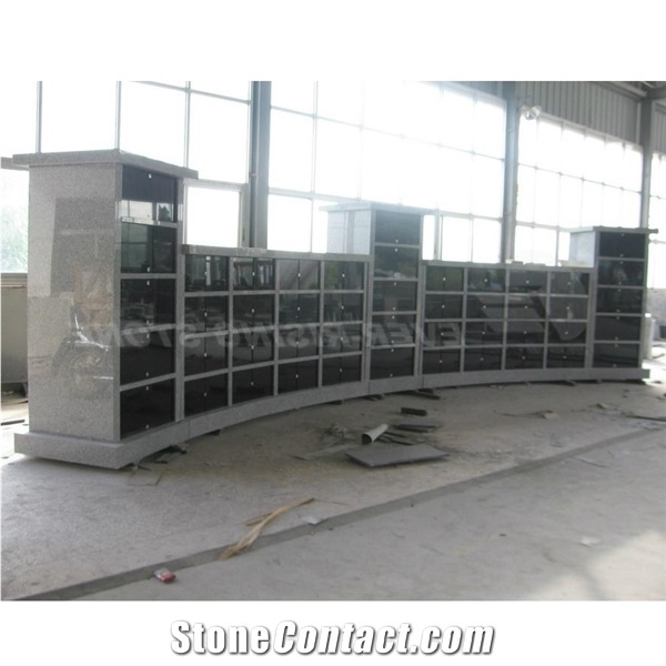 Granite Mausoleum and Columbarium Designs 6 Feet Tall