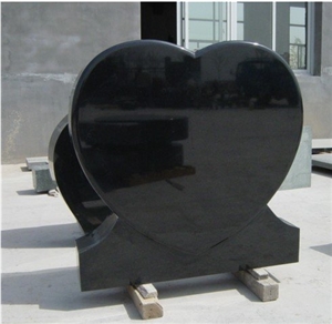Premium Shanxi Black Granite Memorial Tombstone on Sale
