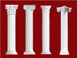 Stone Column and Marble Pillar Designs, Beige Marble Column