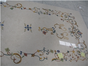 Waterjet Medallions, Waterjet Patterns, Marble Medallions, Marble Patterns