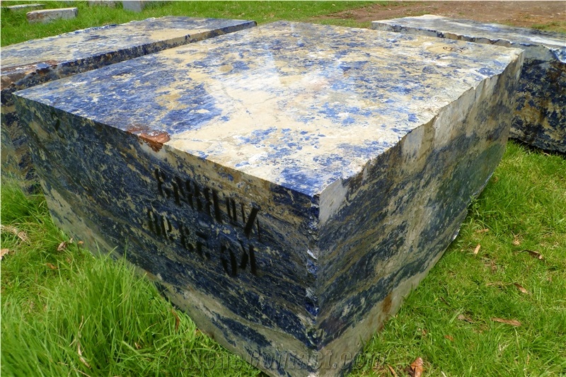 Prestigious And Exclusive Bolivian Sodalite Blue Blocks