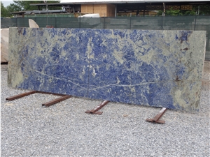 Bolivian Sodalite Royal Blue Polished 2Cm Slabs Tiles