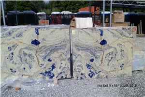 Bolivian Sodalite Royal Blue Polished 2Cm Slabs Tiles