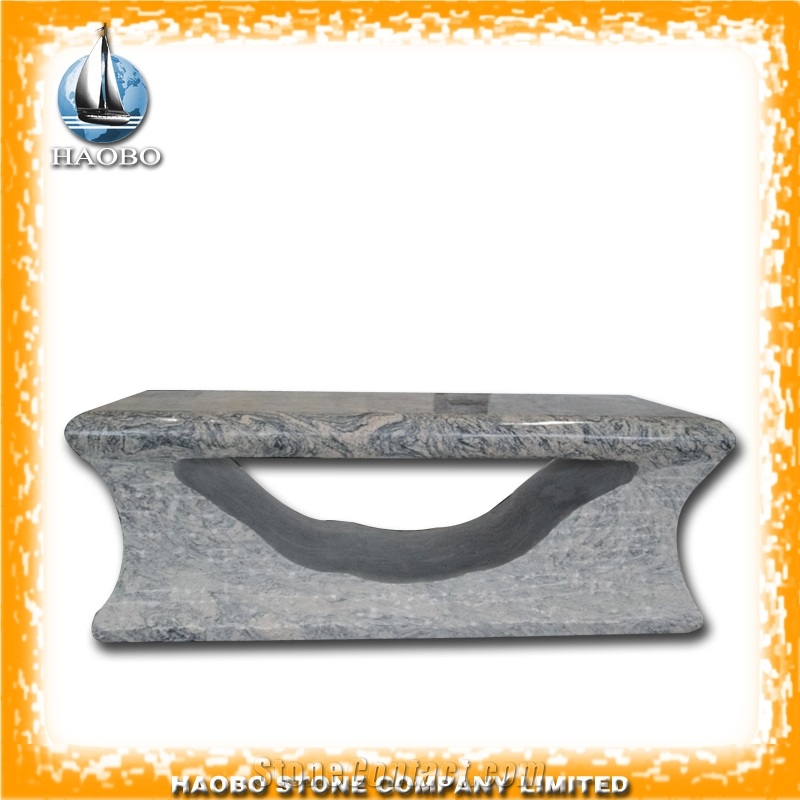 China Juparana Grey Granite Garden Benches