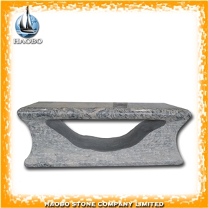 China Juparana Grey Granite Garden Benches