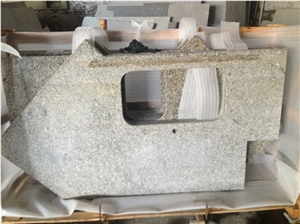 Professional China Granite Countertop Manufactory ,Shuitou G682/Yellow Rusty Kitchen Island Tops,Customized Kitchen Worktops Factory
