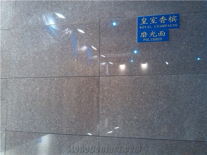 Royal Champagne Granite Tiles for Wall Cladding