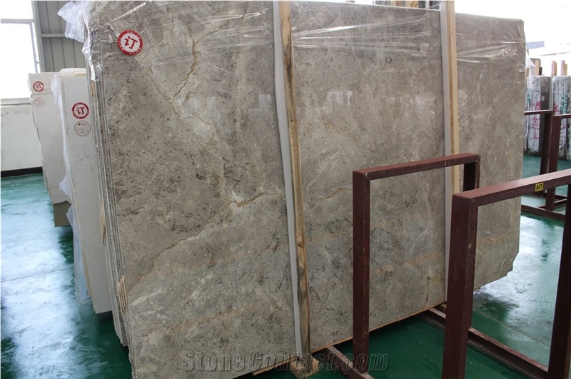 Tundra Grey Marble, Silver Pearl Marble, Tundra Gray Marble, Tundra Blue Marble, Turkey Grey Marble Slabs and Tiles