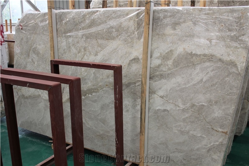 Tundra Grey Marble, Silver Pearl Marble, Tundra Gray Marble, Tundra Blue Marble, Turkey Grey Marble Slabs and Tiles
