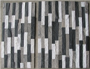 3 Color Quartzite Cultured Stone,Ledge Stone