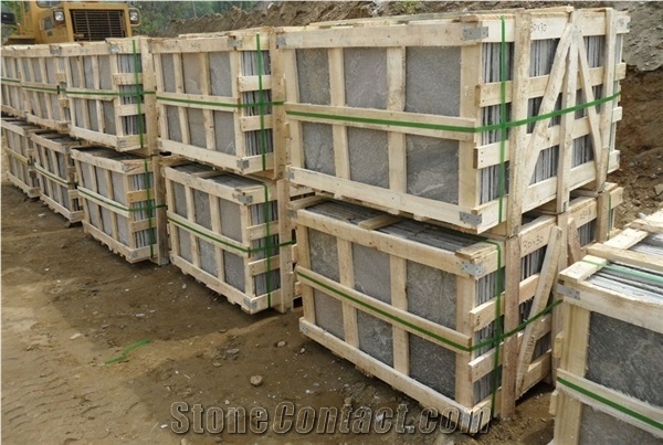 China Grey Quartzite Mushroom Stone