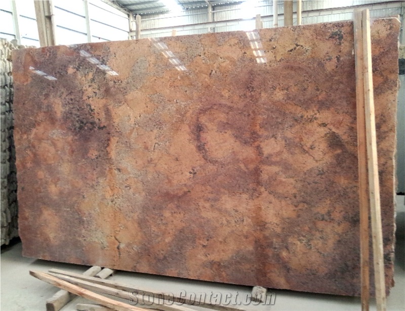 Juparana Bordeaux Granite Slabs & Tiles