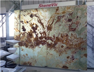 Pakistan Green Onyx Slabs & Tiles