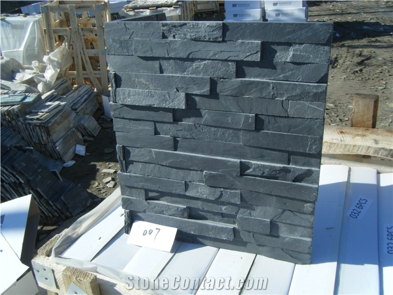 China Blue Slate Cultured Stone Wall Panel, Blue Slate Building & Walling
