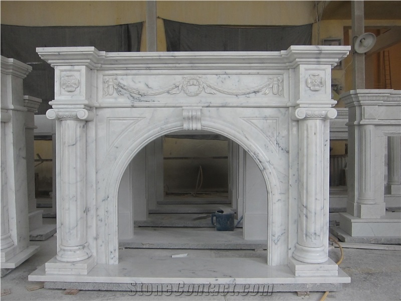 Guangxi White Fireplace