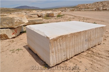 Thala Beige Royal Marble Block, Tunisia Beige Marble