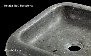 San Vicente Limestone Basin, Grey Limestone Sinks & Basins
