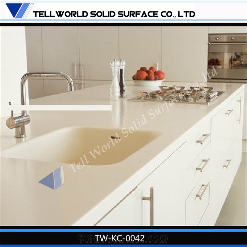 Acrylic Solid Surface High End Popular Design Kitchen Countertop