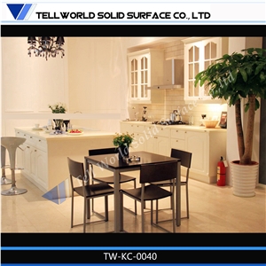 Acrylic Solid Surface High End Popular Design Kitchen Countertop