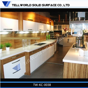 Acrylic Solid Surface High End Popular Design Kitchen Countertop