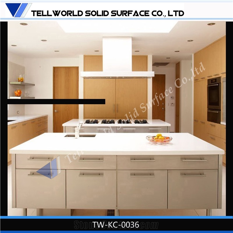 Acrylic Solid Surface High End Popular Design Kitchen Countertop