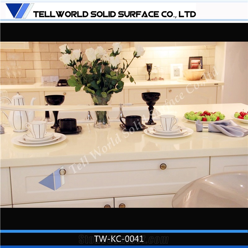 Acrylic Solid Surface High End Popular Design Kitchen Countertop