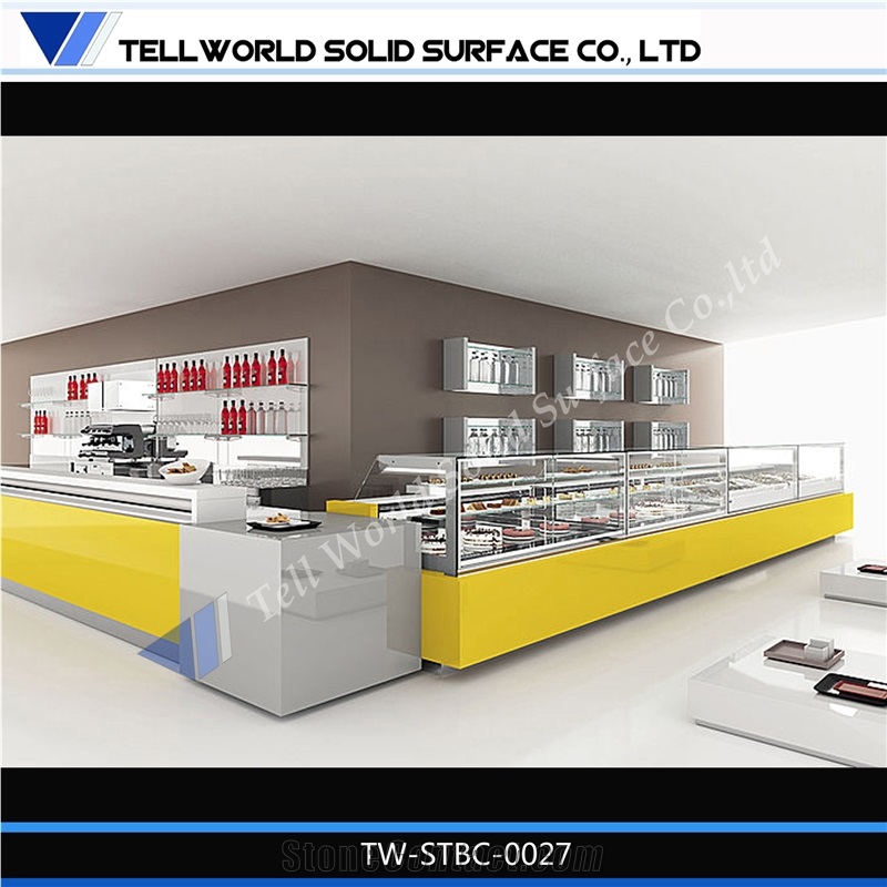 Corian Solid Surface Nightclub Wine Bar Counter