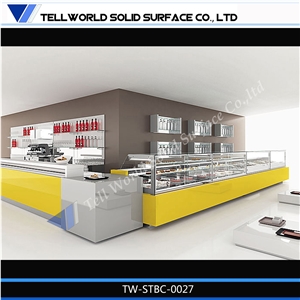 Corian Solid Surface Nightclub Wine Bar Counter