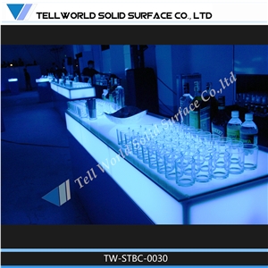 Corian Solid Surface Nightclub Wine Bar Counter