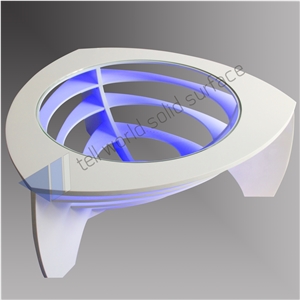 Led Lighting Exclusive Dining Coffee Table for Office Furniture