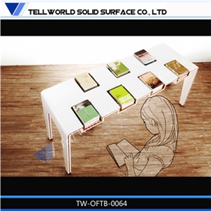 Newest Design Acrylic Book Office Desk Small Meeting Table
