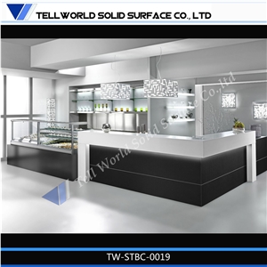 Perfect Design Led Lighting Corian Bar Counter Small Bar Table