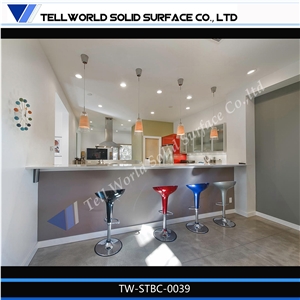 Tell World Exclusive Flower Carving Bar Counter