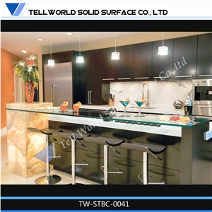 Tell World Exclusive Flower Carving Bar Counter