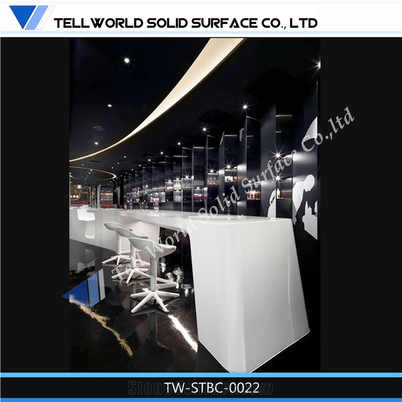 Tell World Solid Surface Customized Fashion Bar Table