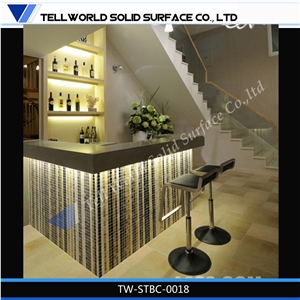 Tell World Solid Surface Customized Fashion Bar Table