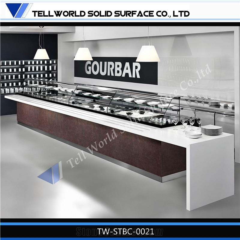 Tell World Solid Surface Customized Fashion Bar Table